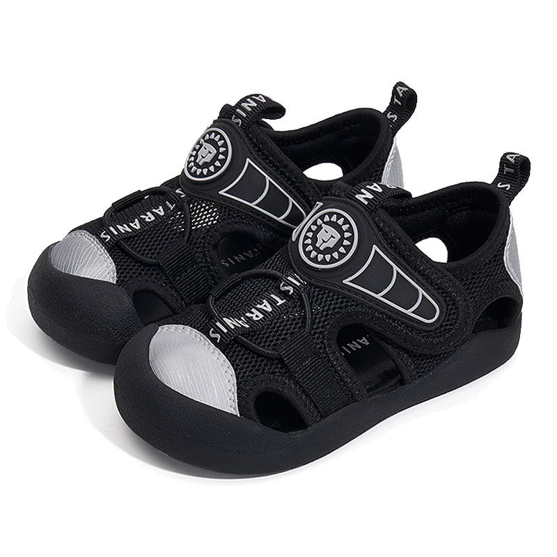 TARANIS Stage 2 Summer Infant Sandals with Protective Toe Cap - Non-Slip Flexible Sole Toddler Shoes