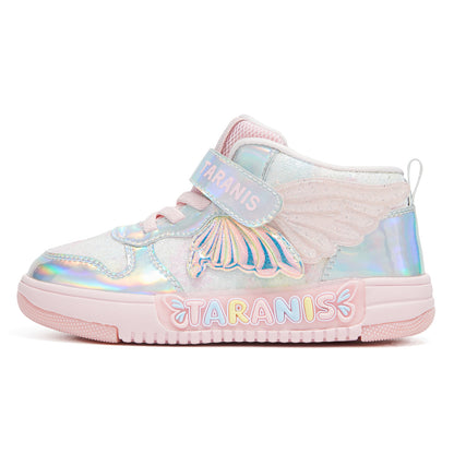 TARANIS Skater Mid-Top Light-Up Sneakers for Girls
