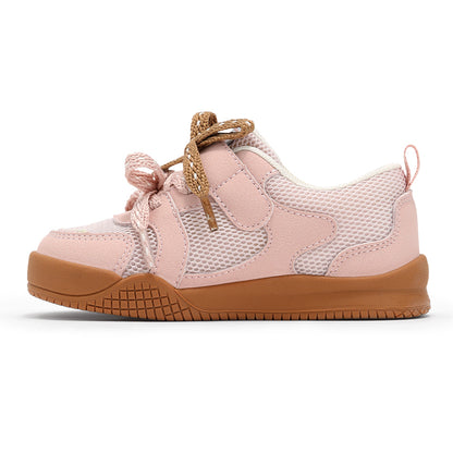 TARANIS Marshmallow Breathable First Walkers Dual lace detail