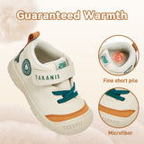 TARANIS Stage 2 218 Winter Toddler Shoes Fleece-Lined | Unisex Bump Guard Sneakers for Baby Boys & Girls