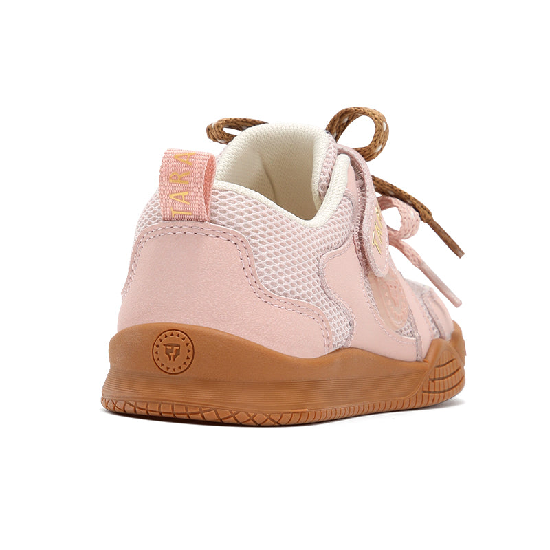 TARANIS Marshmallow Breathable First Walkers Dual lace detail