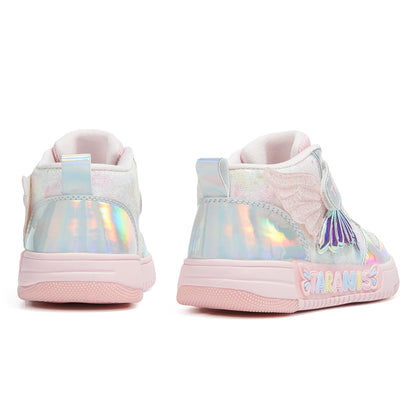 TARANIS Skater Mid-Top Light-Up Sneakers for Girls