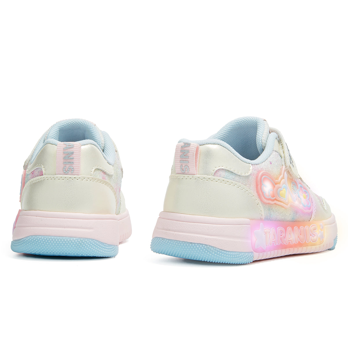 TARANIS Skater Low-Top Light-Up Sneakers for Kids