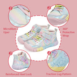 TARANIS Stage 3 318  Girls' Lightweight Sneakers - Soft Sole, No-Slip & Breathable for Riding & Play