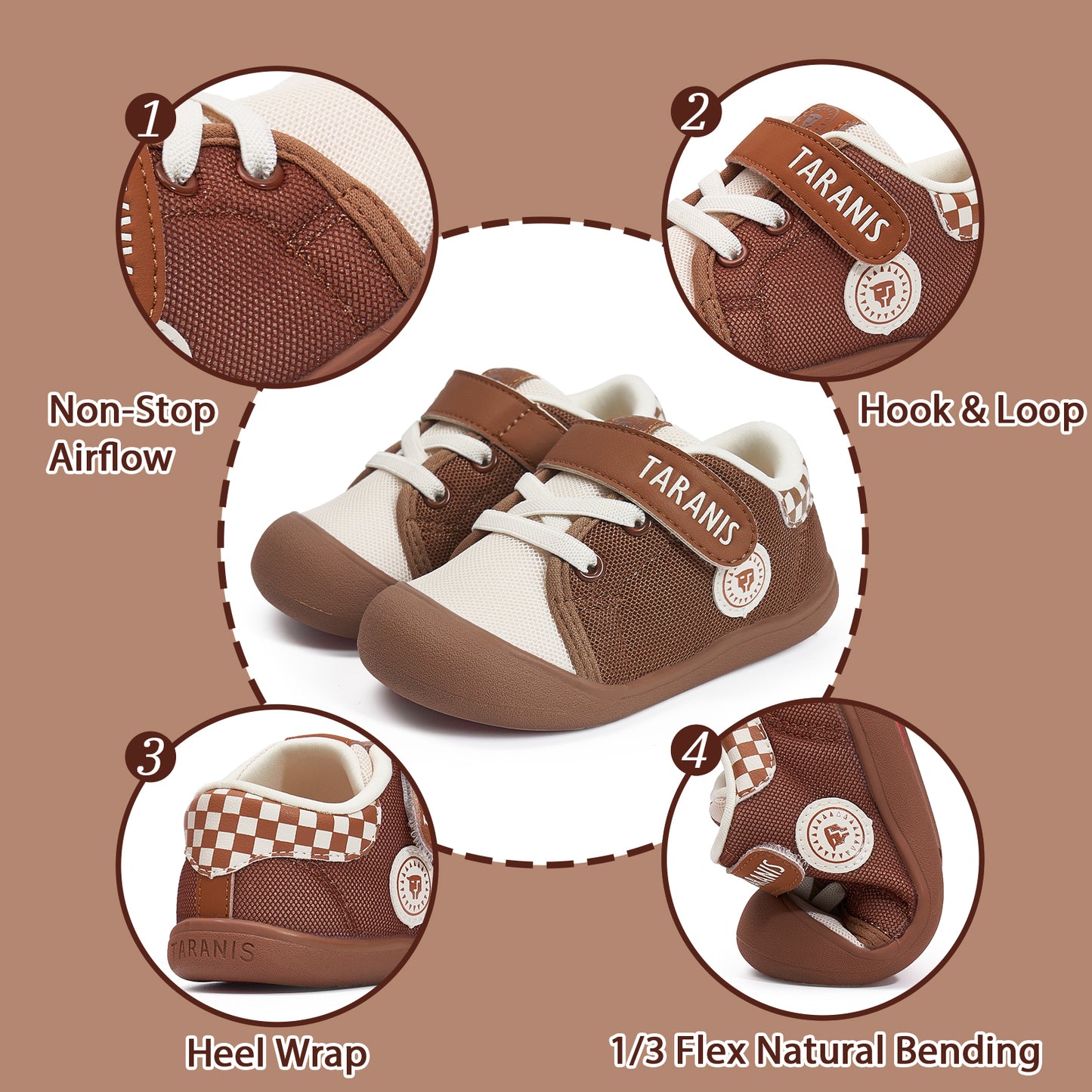 TARANIS The Classic Toddler Sneakers