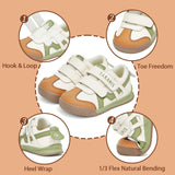TARANIS Stage 2 Toddler Walking Shoes - Flexible Sole & Advanced Traction for First Steps