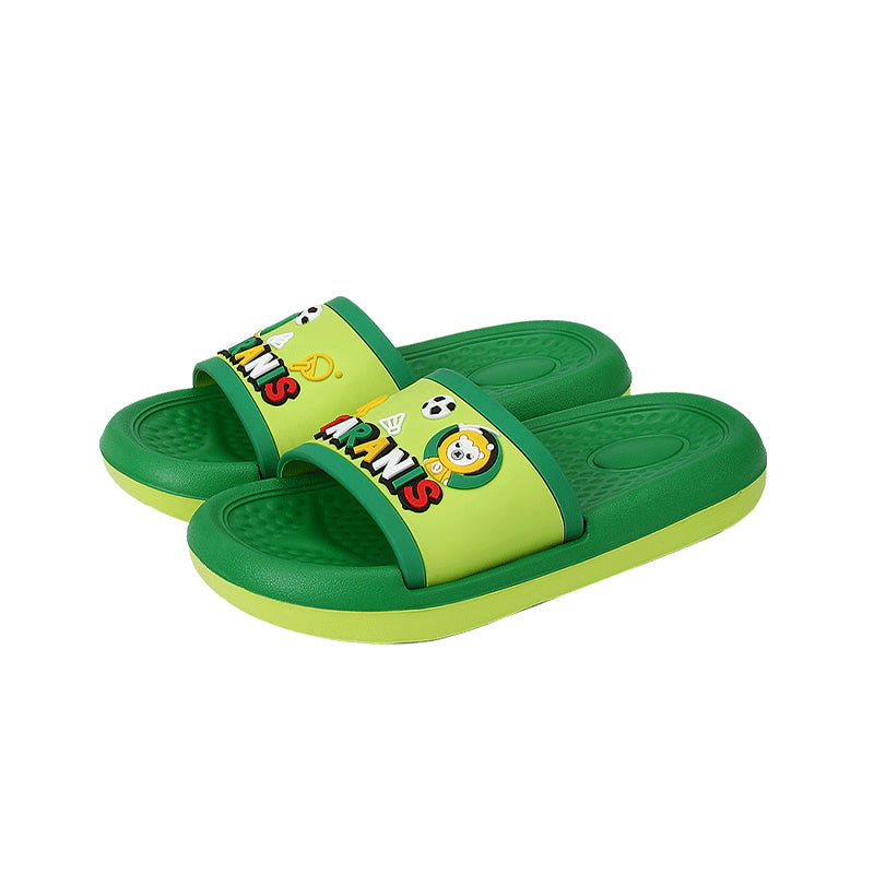 TARANIS 4 Stage Cartoon Color Block Patchwork Design Children's Slippers