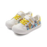 TARANIS Stage 3  Colorful logo patchwork print children's slip-on sneakers