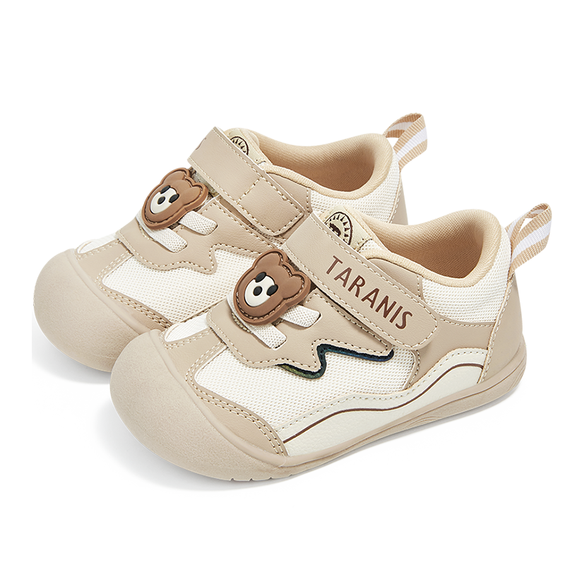 TARANIS Stage 2 Barefoot-Style First Walkers | Unisex Flexible Sole Infant Shoes for Boys & Girls (All-Season)