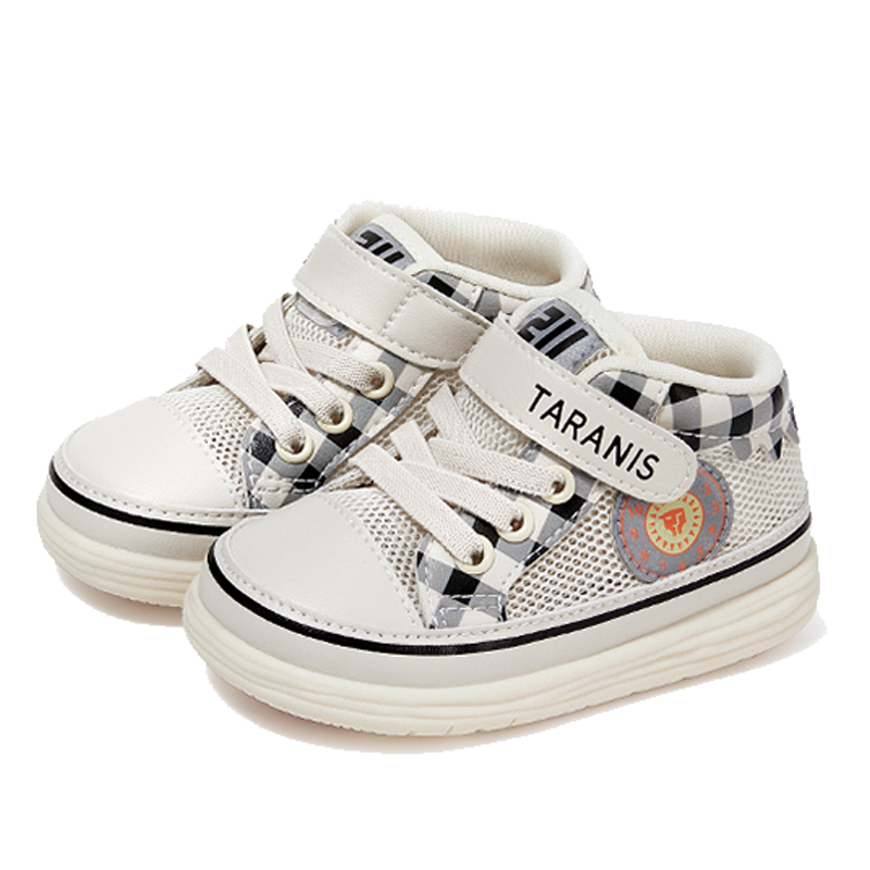 TARANIS Stage 2 211 Series Leather Skirt Trim Mesh Breathable Walking Shoes