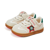 TARANIS Stage 2 Pink and white bunny Velcro girls' sneakers