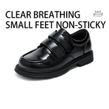 TARANIS Stage 4 Casual glossy black leather shoes