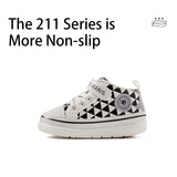 TARANIS 2 Stage 211 Series Two-Tone Triangle Checkerboard Walking Shoes