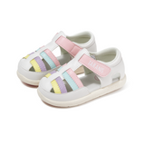 TARANIS Stage 2  Colorful striped round-toe baby walking sandals