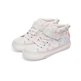 TARANIS Stage 3 Cherry blossom and star high-top canvas sneakers