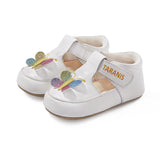 TARANIS Stage 0 Colorful butterfly leather baby pre-walking shoes