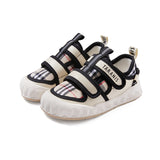 TARANIS Stage 3 Classic color-block checkerboard double velcro-strap sneakers