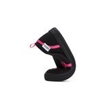 TARANIS Stage 3  Pink striped emoji black shoes