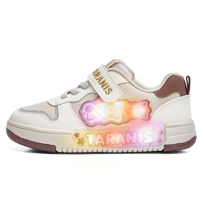 TARANIS Skater Low-Top Light-Up Sneakers for Kids