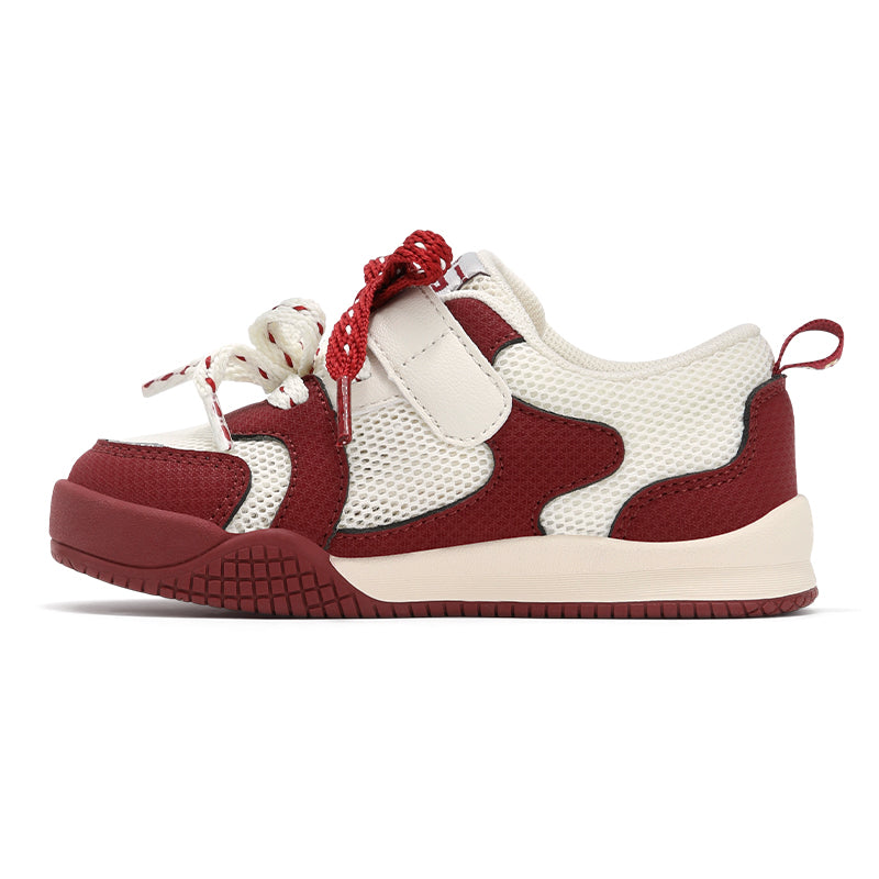 TARANIS Marshmallow Breathable First Walkers Dual lace detail