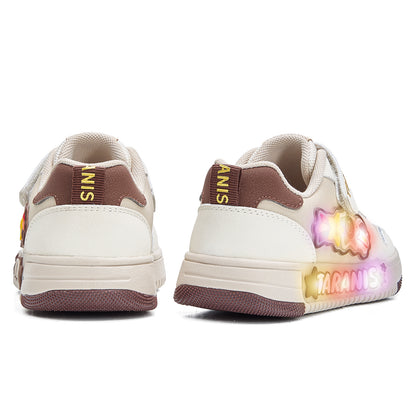 TARANIS Skater Low-Top Light-Up Sneakers for Kids