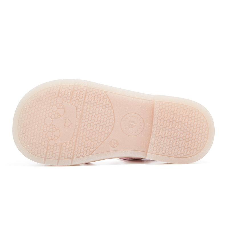 TARANIS Grace Bloom Flat Sandals For Toddlers Girls