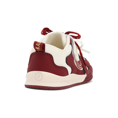TARANIS Marshmallow Breathable First Walkers Dual lace detail