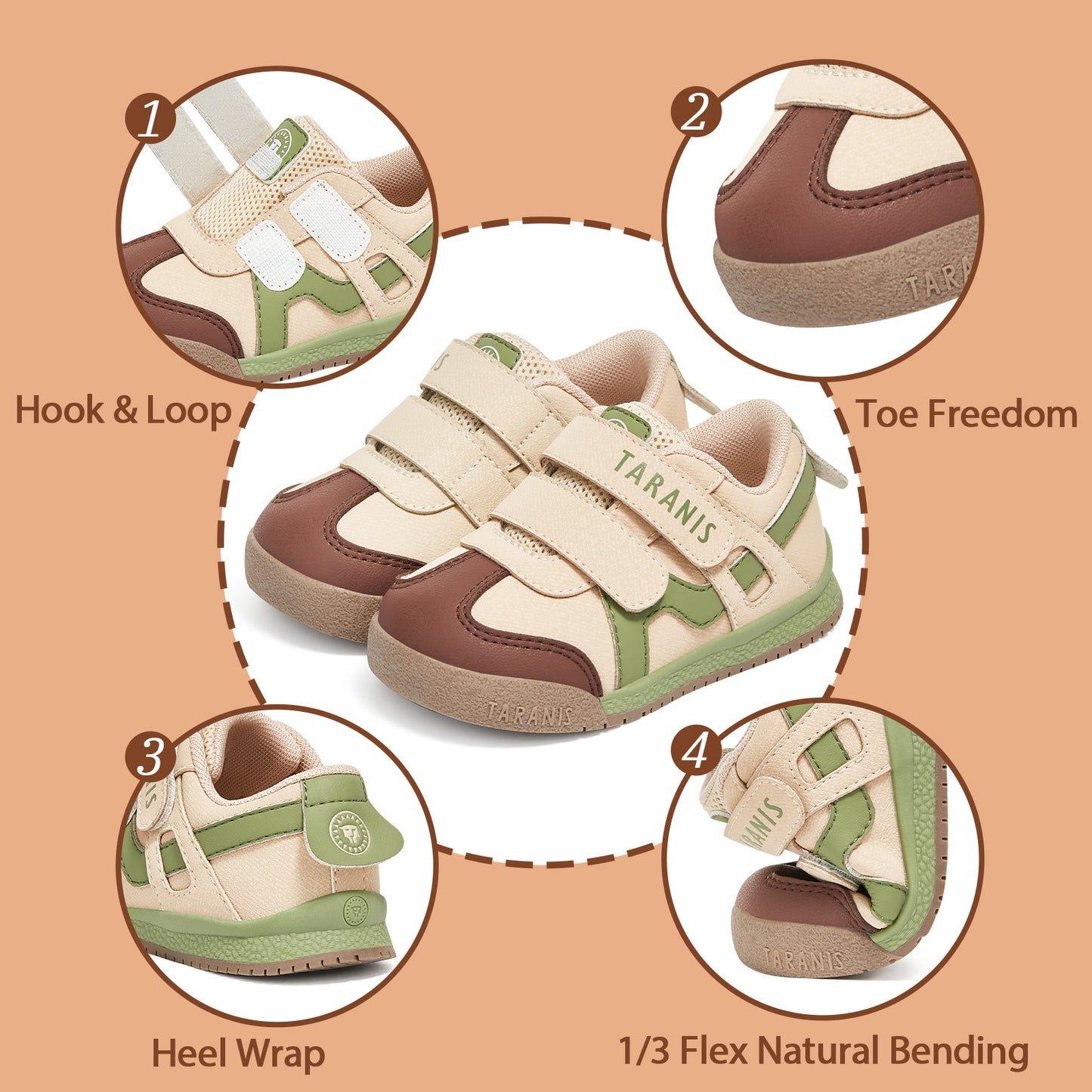 TARANIS Toddler Sneakers Marshmallow Feet