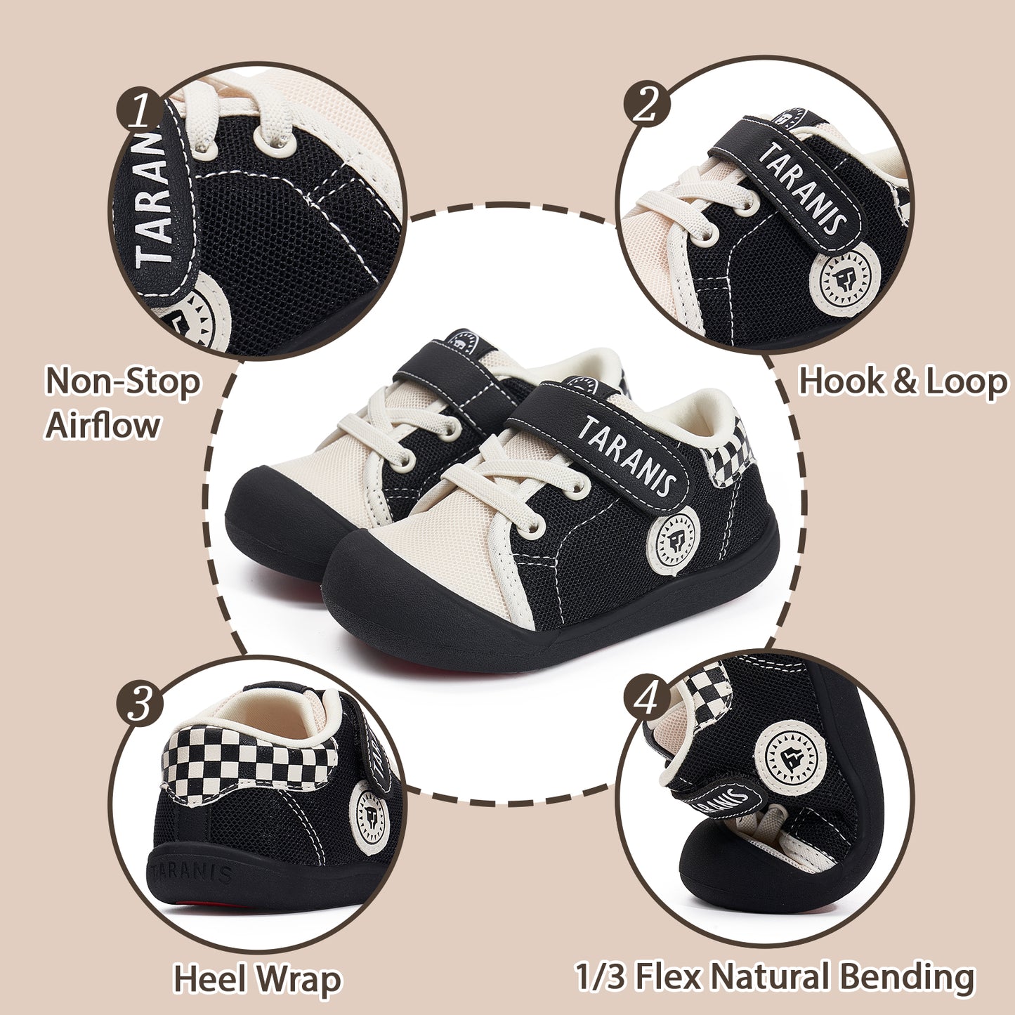 TARANIS The Classic Toddler Sneakers