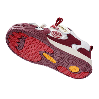 TARANIS Marshmallow Breathable First Walkers Dual lace detail