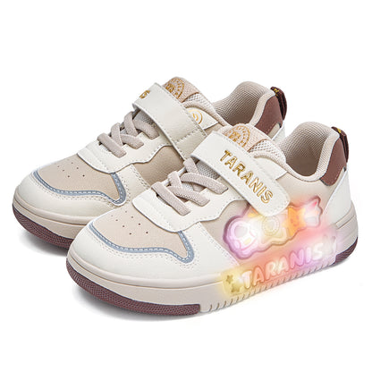 TARANIS Skater Low-Top Light-Up Sneakers for Kids