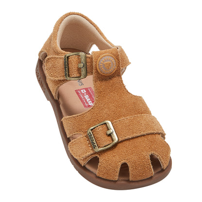 TARANIS Grace Premium Leather Flat Sandals For Toddlers Girls