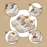TARANIS Stage 2 Barefoot-Style First Walkers | Unisex Flexible Sole Infant Shoes for Boys & Girls (All-Season)