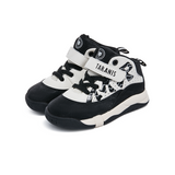 TARANIS Stage 2 Perforated stripe logo suede high-top baby snow walking shoes