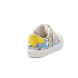 TARANIS Stage 3  Colorful logo patchwork print children's slip-on sneakers