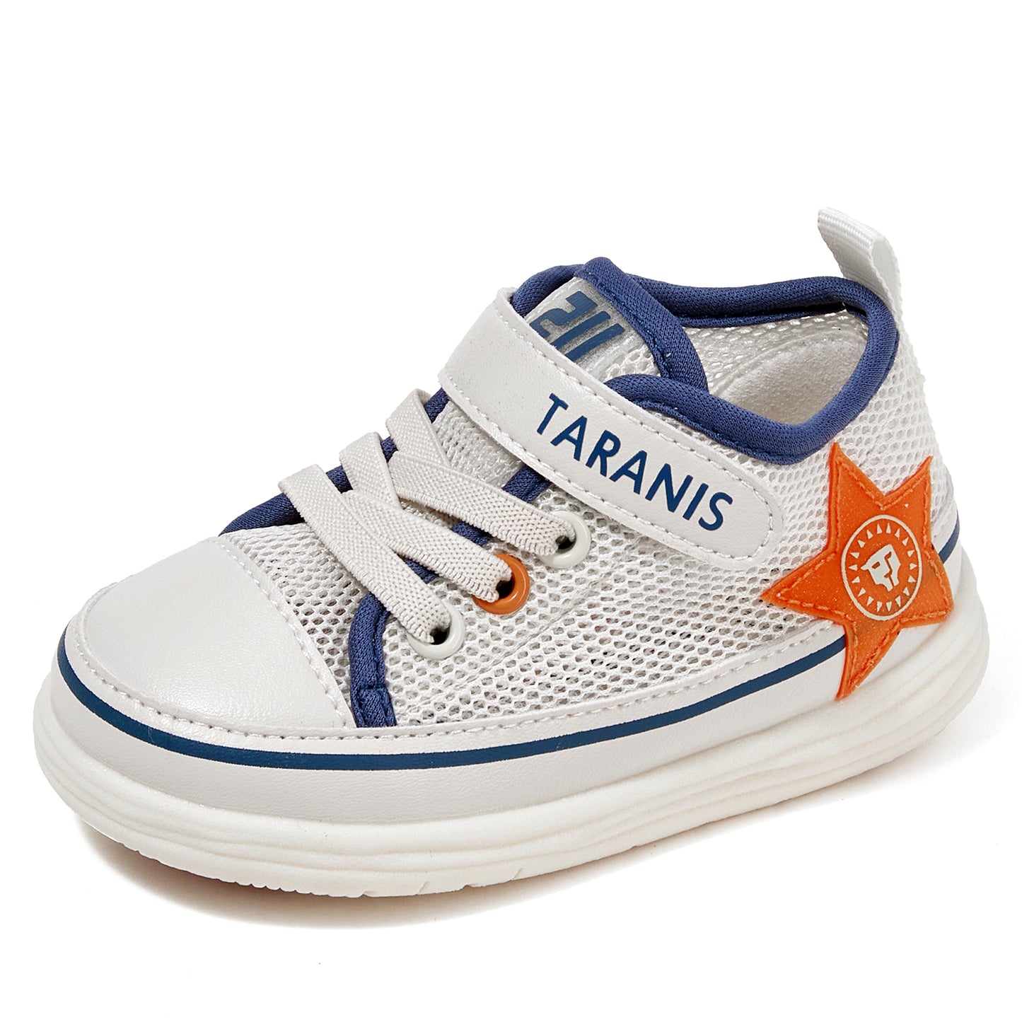 baby first walker shoes with wide toe box, flexible sole, cushioned heel, and non-slip outsole for early walking