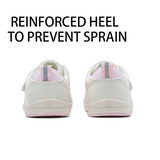 TARANIS Stage 2 Pink floral pattern baby round-toe kick-proof walking sneakers