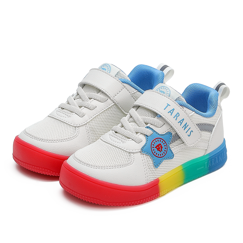 TARANIS 3 Stage Light Up Boys Girls Athletic Shoes Non Slip Soft Sole Breathable Mesh