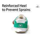 TARANIS Stage 0 Green and white color-blocked mesh breathable soft baby pre-walking shoes