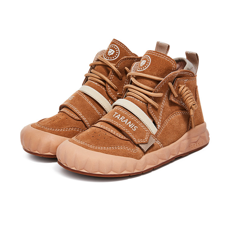 TARANIS Stage 4 Vintage suede high-top sneakers