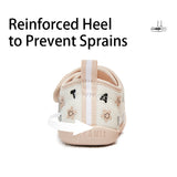 TARANIS Stage 1 Alphabet and star-patterned round-toe kick-proof canvas baby pre-walking shoes