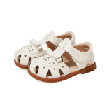 TARANIS Stage 2 Hollow-out heart-shaped baby walking sandals with butterfly bow