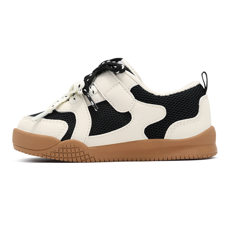 TARANIS Marshmallow Breathable First Walkers Dual lace detail
