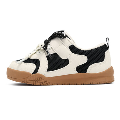 TARANIS Marshmallow Breathable First Walkers Dual lace detail
