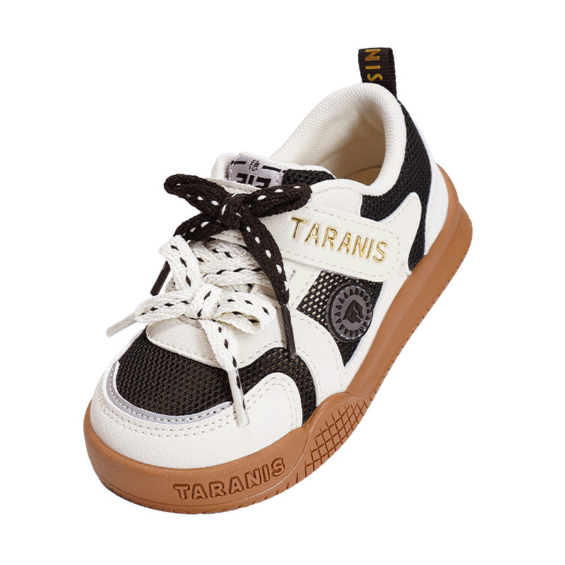 TARANIS Marshmallow Breathable First Walkers Dual lace detail