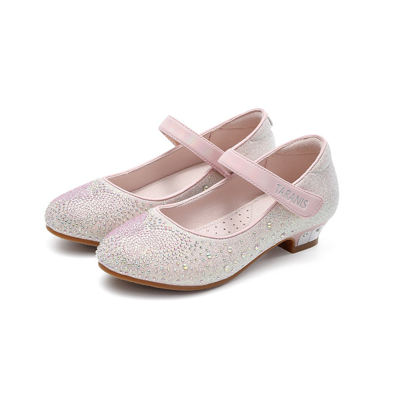 TARANIS Stage 4 Dreamy princess leather shoes adorned with stars