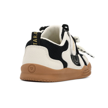 TARANIS Marshmallow Breathable First Walkers Dual lace detail