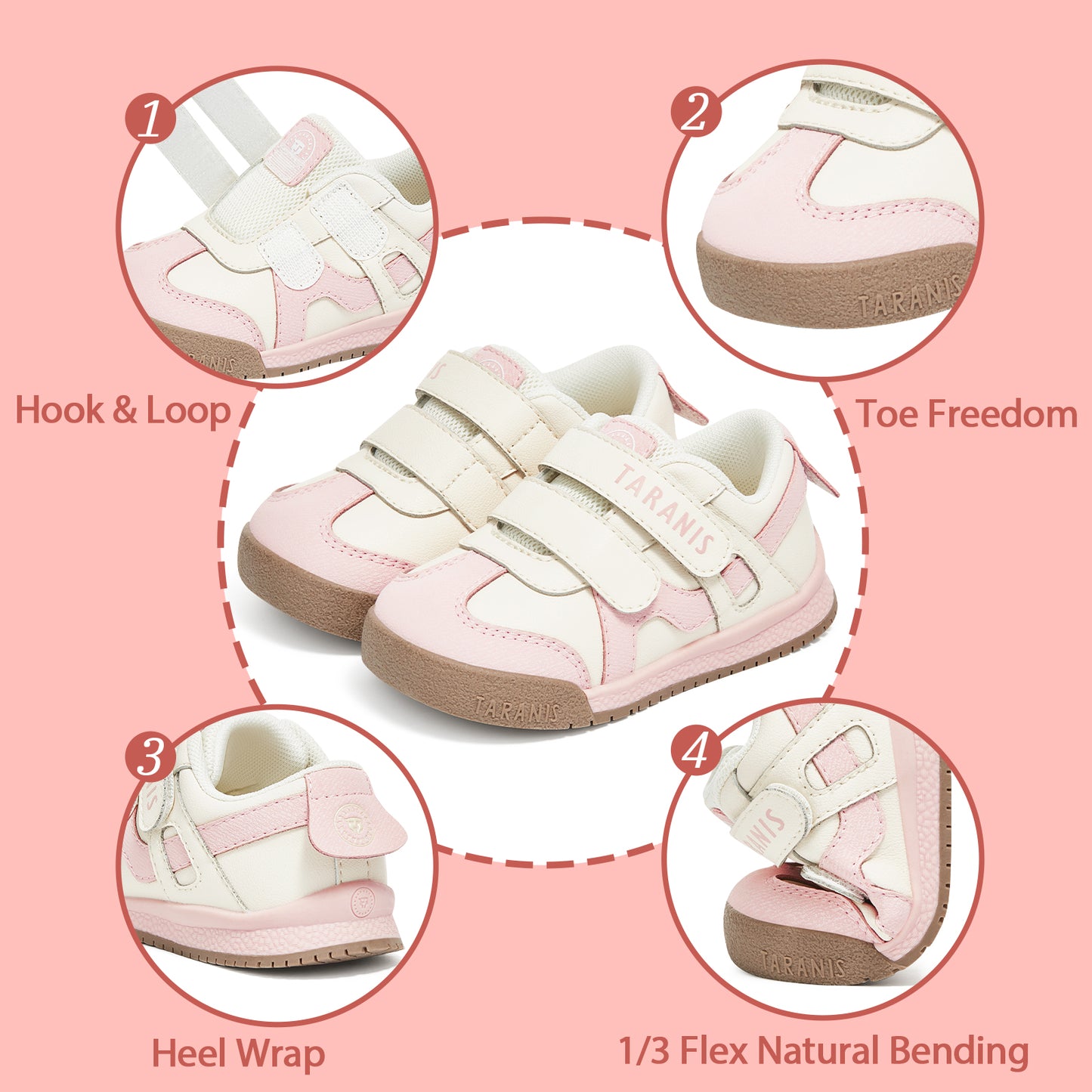 TARANIS Toddler Sneakers Marshmallow Feet