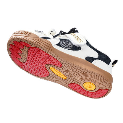 TARANIS Marshmallow Breathable First Walkers Dual lace detail