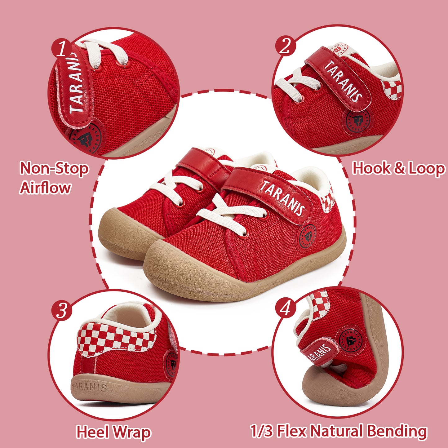 TARANIS The Classic Toddler Sneakers
